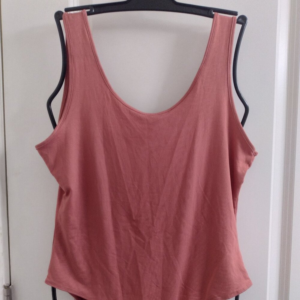 Large Charlotte Russe Dusty Pink Bodysuit